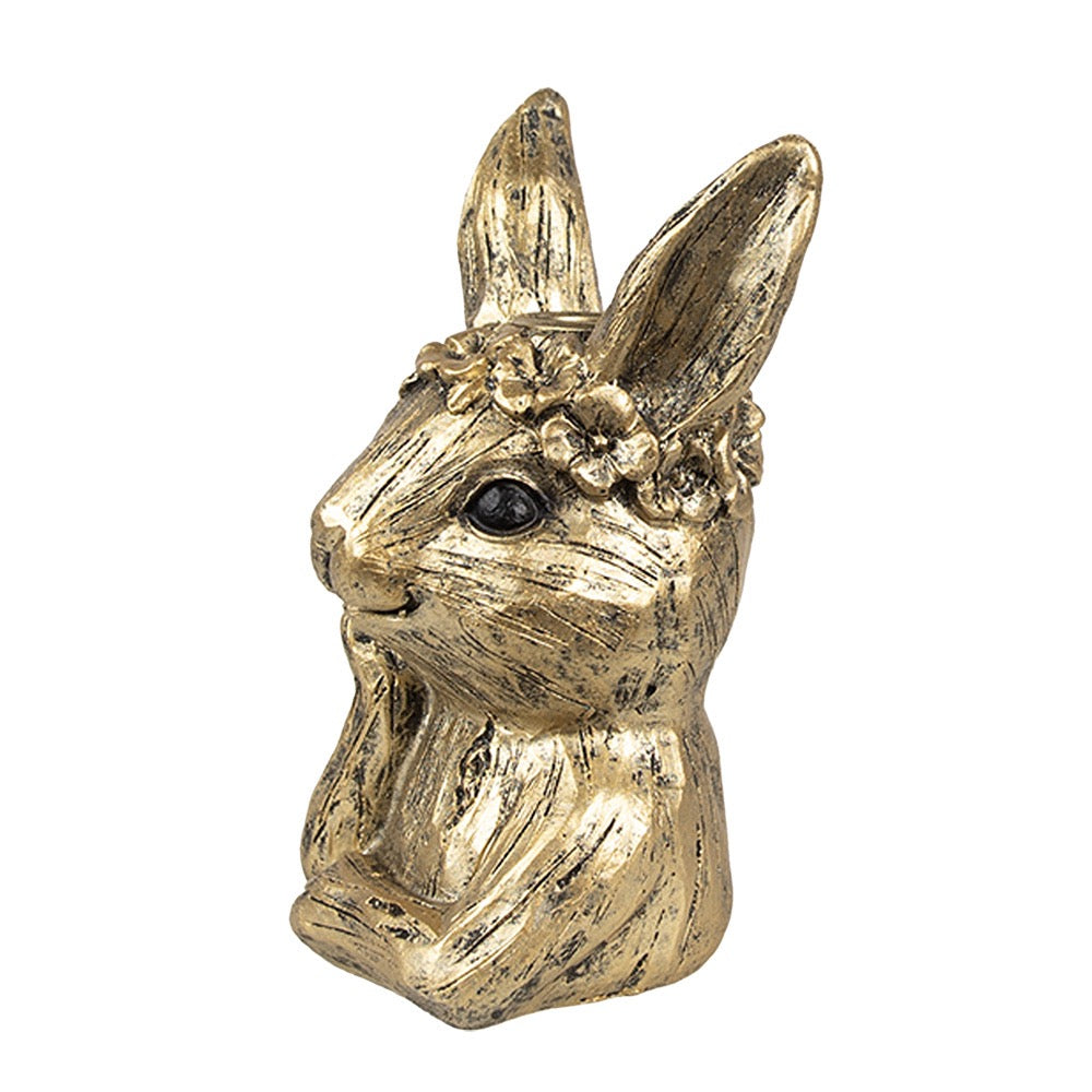 Kerzenhalter von der Seite Hase