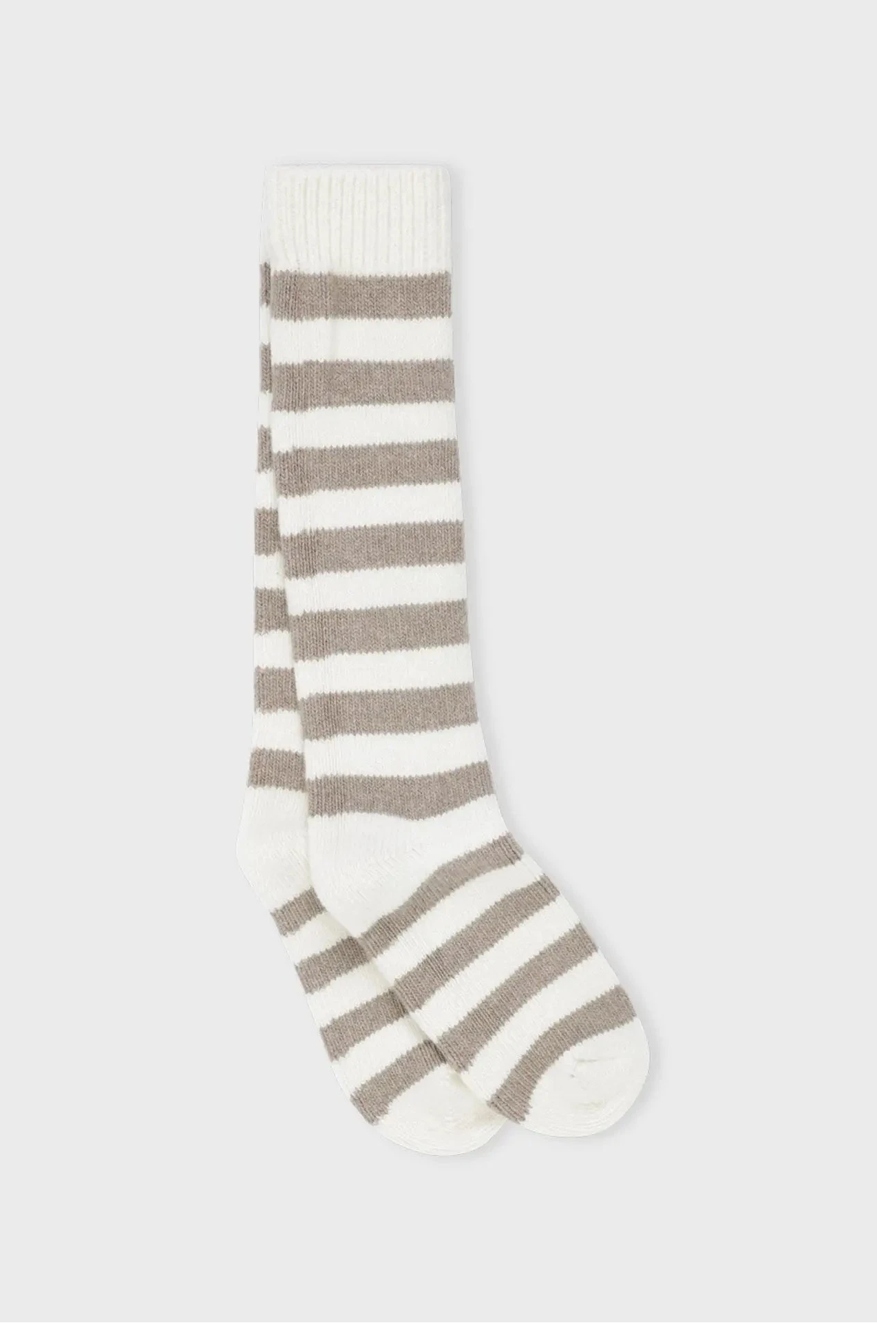 Polarsocken ecru taupe 