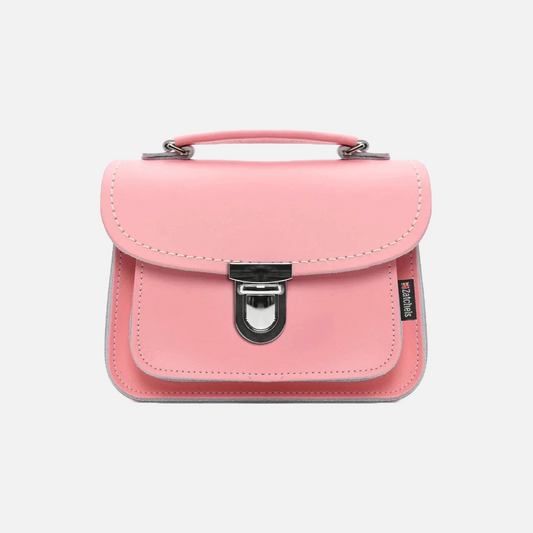 Ledertasche von Zatchels in pink